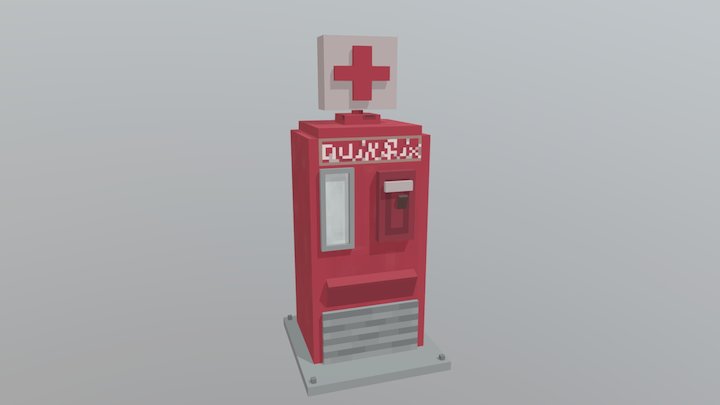 'QuikFix' Med Vendor 3D Model