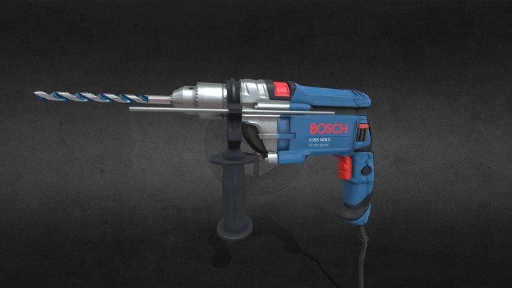 Bosch Drill GameReady PRB 3D Model