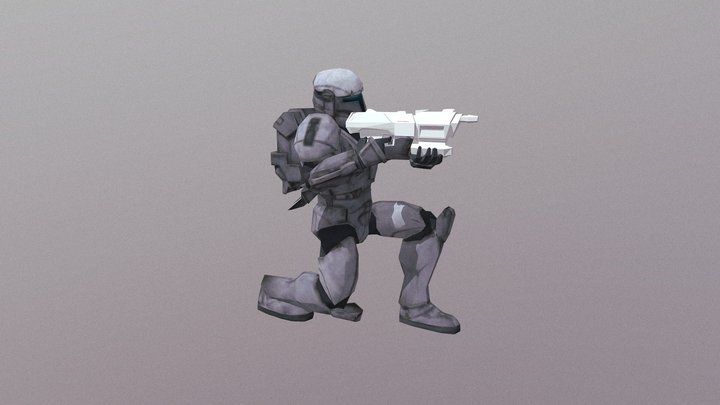 Republic Commando Soldier (Default) 3D Model
