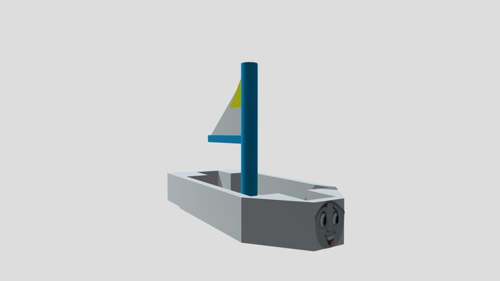 All Engines Go Skiff 3D Model