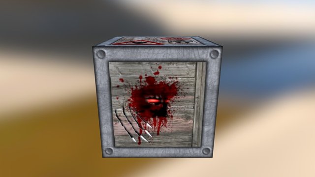 Crate 3D Model