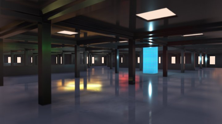 VR Gallery Experiment 3D Model