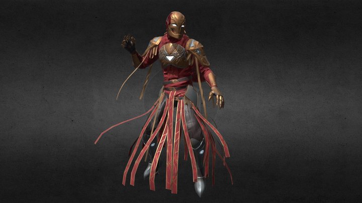 Sorcerer Posed 3D Model