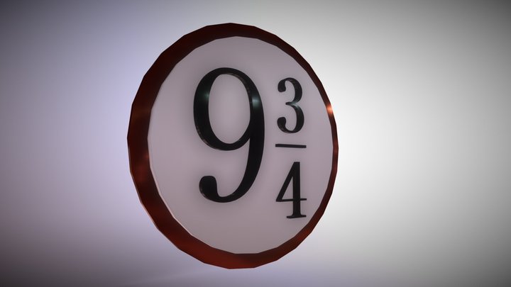 9 3-4 Logotipo 3D Model