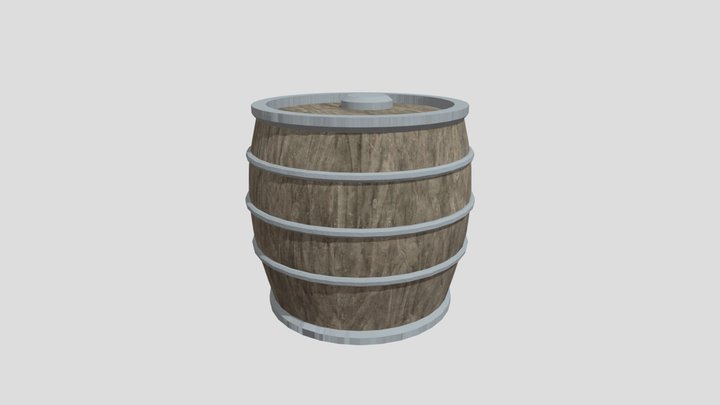 Barrel 3D Model