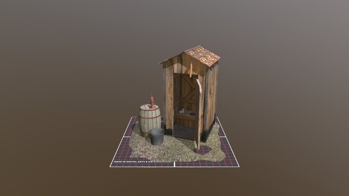 DAE 5 Finished props - Forrest Loner 3D Model