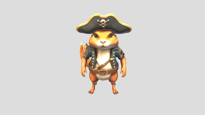 Captain Nutbeard The Squirrel Pirate
