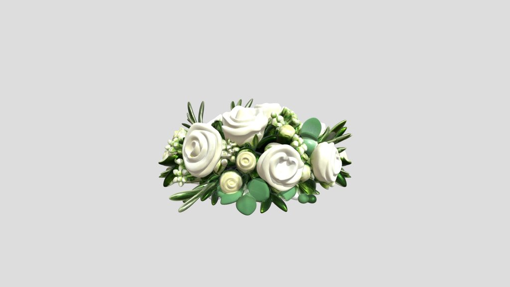 White Rose Bouquet