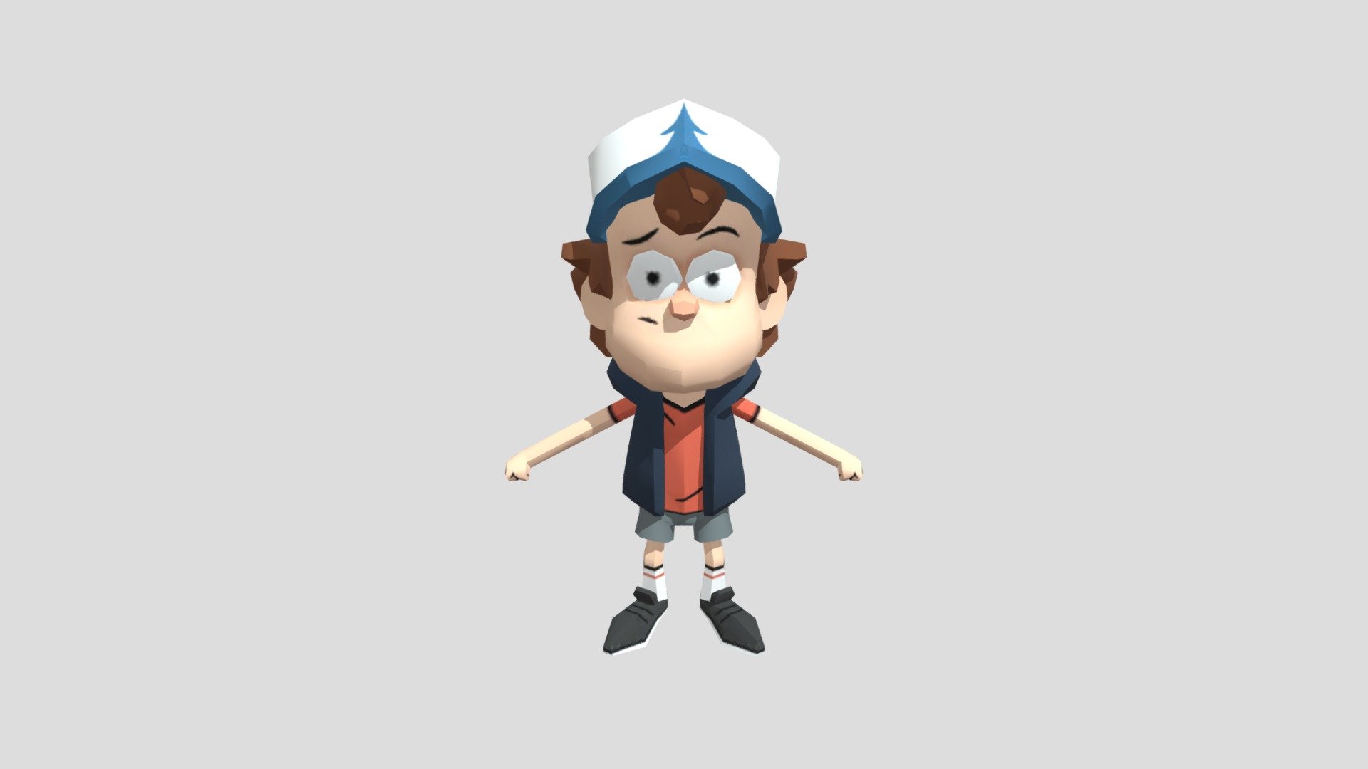 Dipper Pines Download Free 3d Model By Ivanvladimirov08 E55c6fc Sketchfab 1034