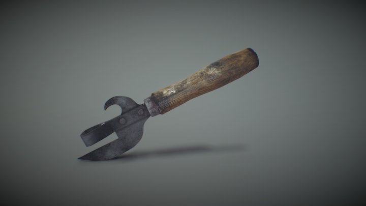 Can opener 3D Model