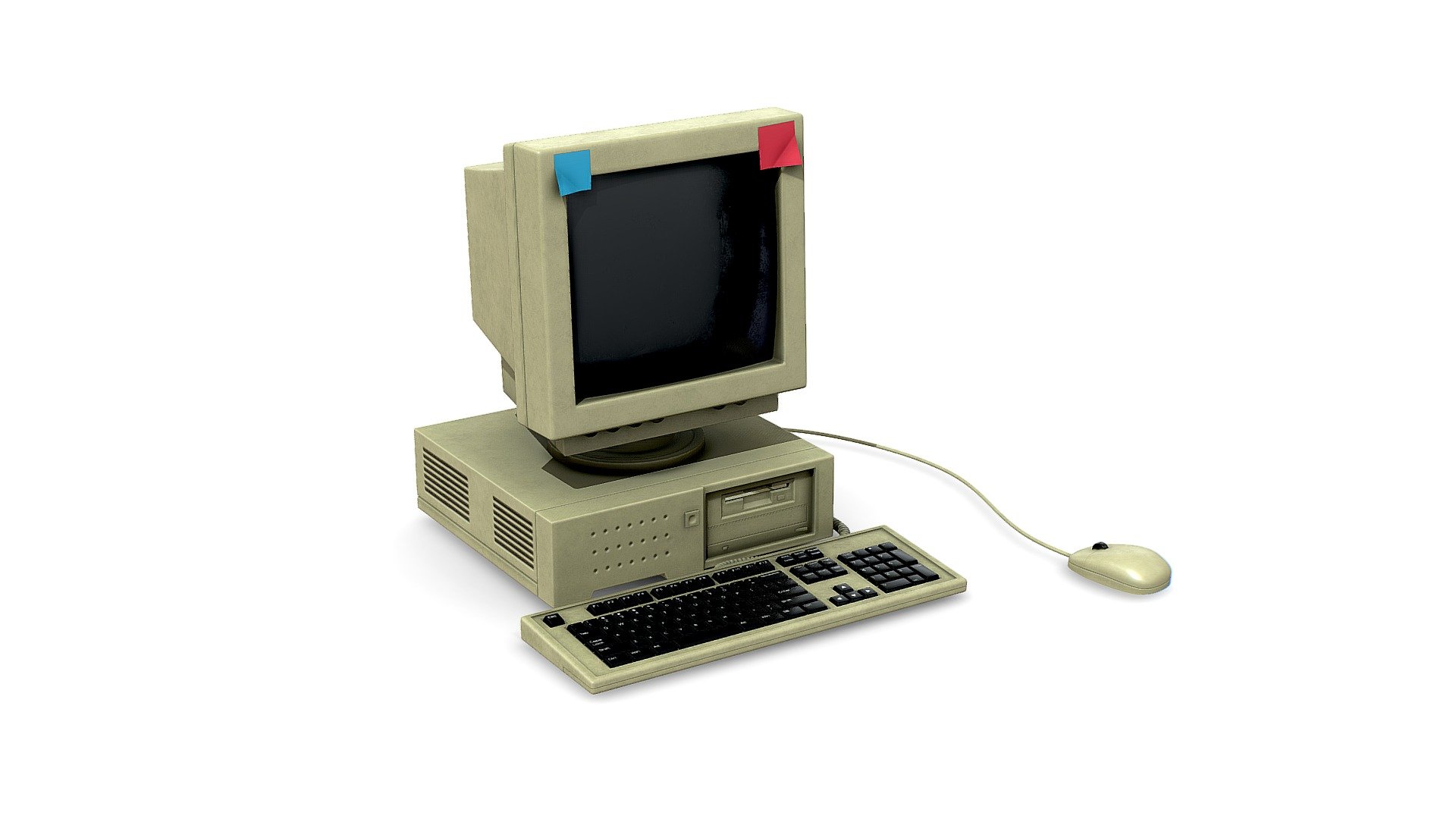 Vintage PC Old Personal Computer 3D Model $37 Free3D | atelier-yuwa.ciao.jp