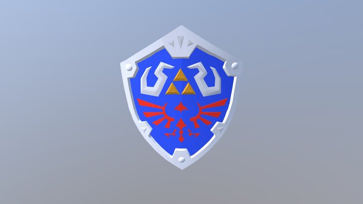 Hyrule Shield 3D Model