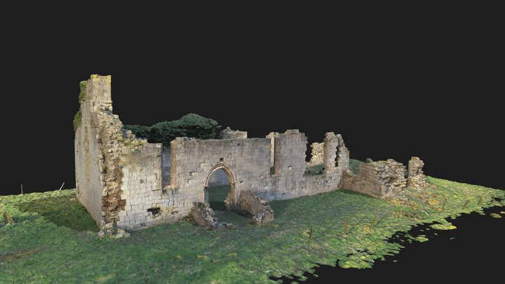St. Thomas à Becket Church, Grindon 3D Model