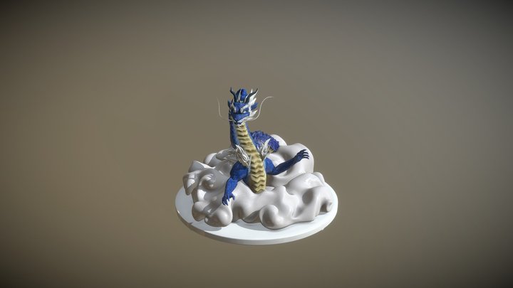 Asian Dragon 3D Model