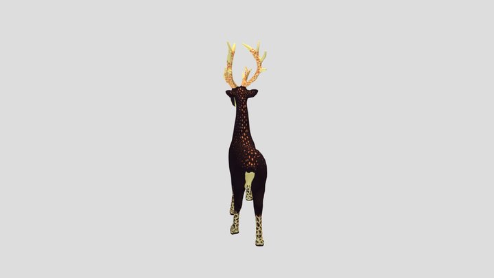 Embermane Deer 3D Model