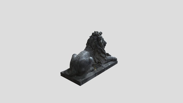 Löwe | Justizgebäude Ulm 3D Model