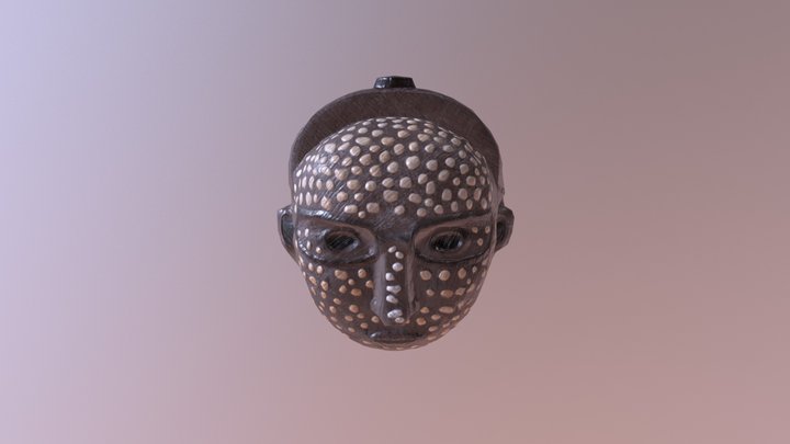 Me as an African Mask 3D Model