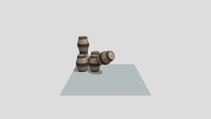 Barrels 3D Model