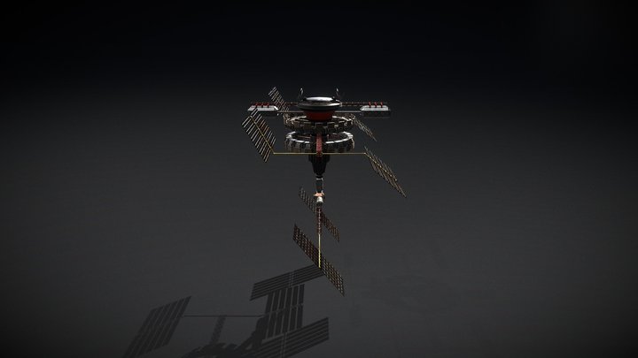 Space Station 3D Model
