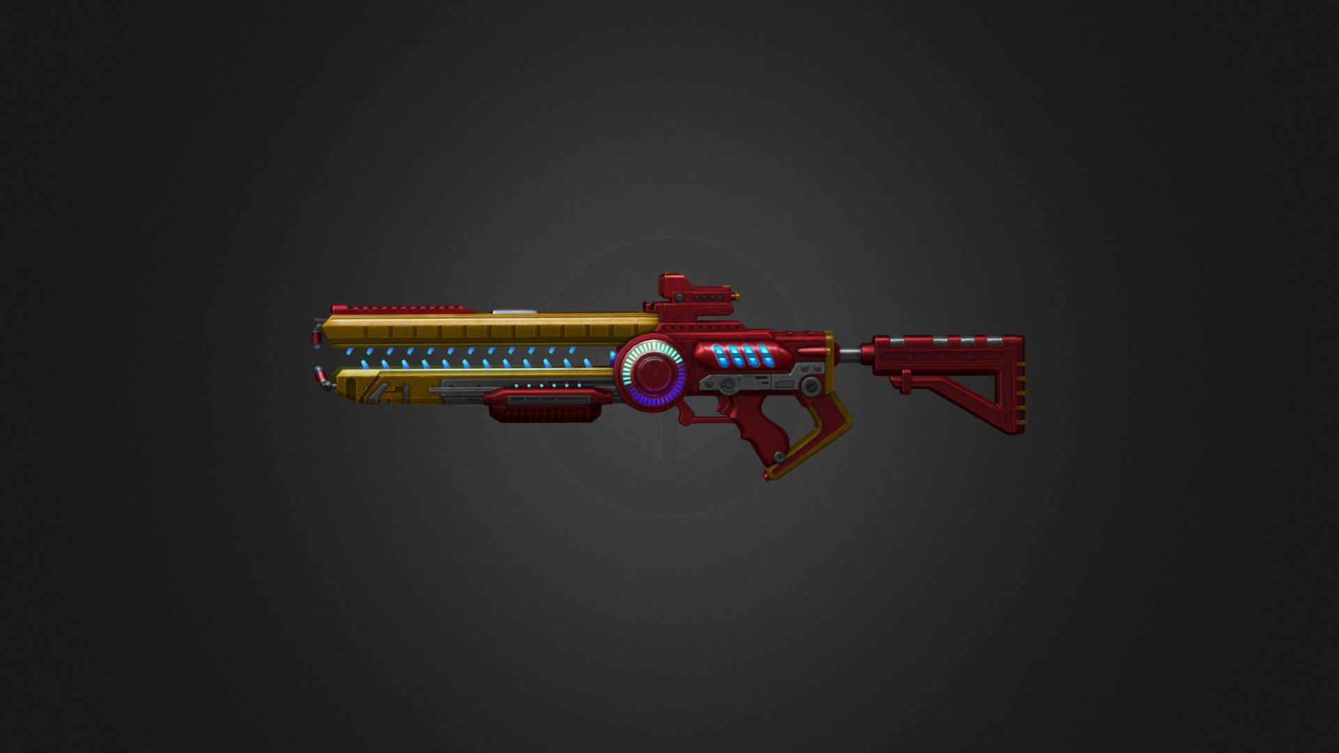 Plasma Rifle Ironman - 3D model by Dimac [e562b96] - Sketchfab