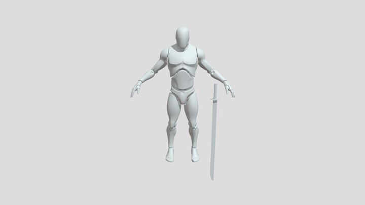 Katana Textures 3D Model
