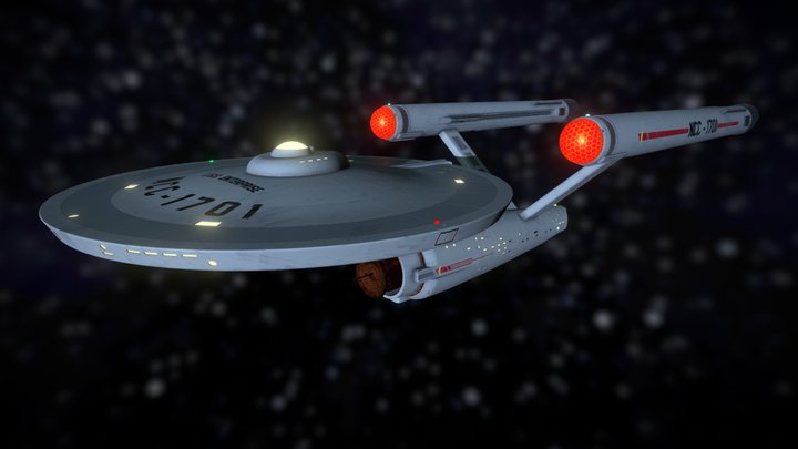 Star Trek - USS Enterprise 3D Model