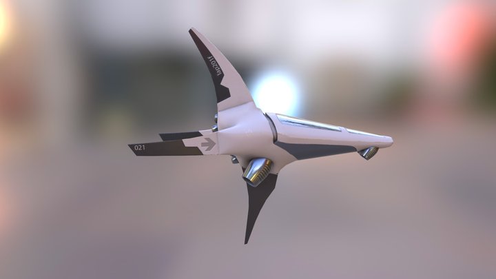 spaceship0031 3D Model