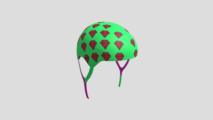 Midway Cycle Helmet 3D Model