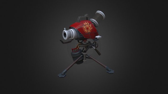 GADMU Sentry Gun 3D Model