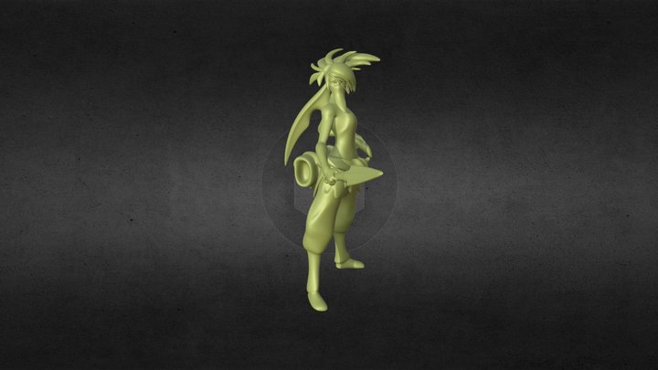 Akali Rework League of Legends 3D Model