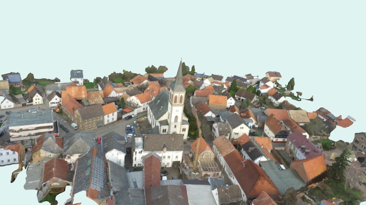 Langenlonfeld Kirche 3D Model