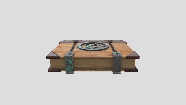 3D Spell Book Model 3D Model