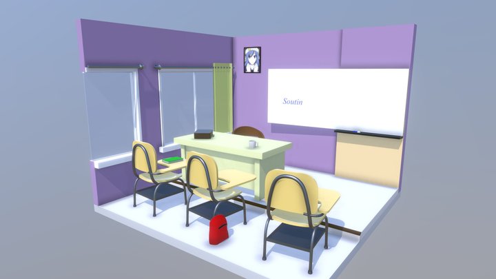 Sala De Aula 3D Model