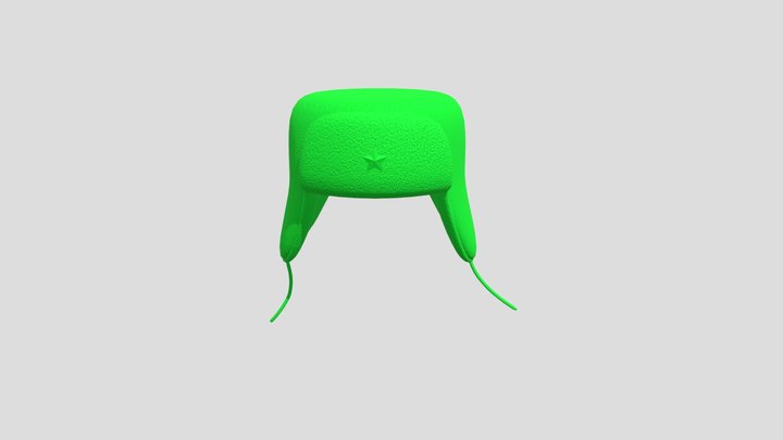 Ushanka-hat 3D Model