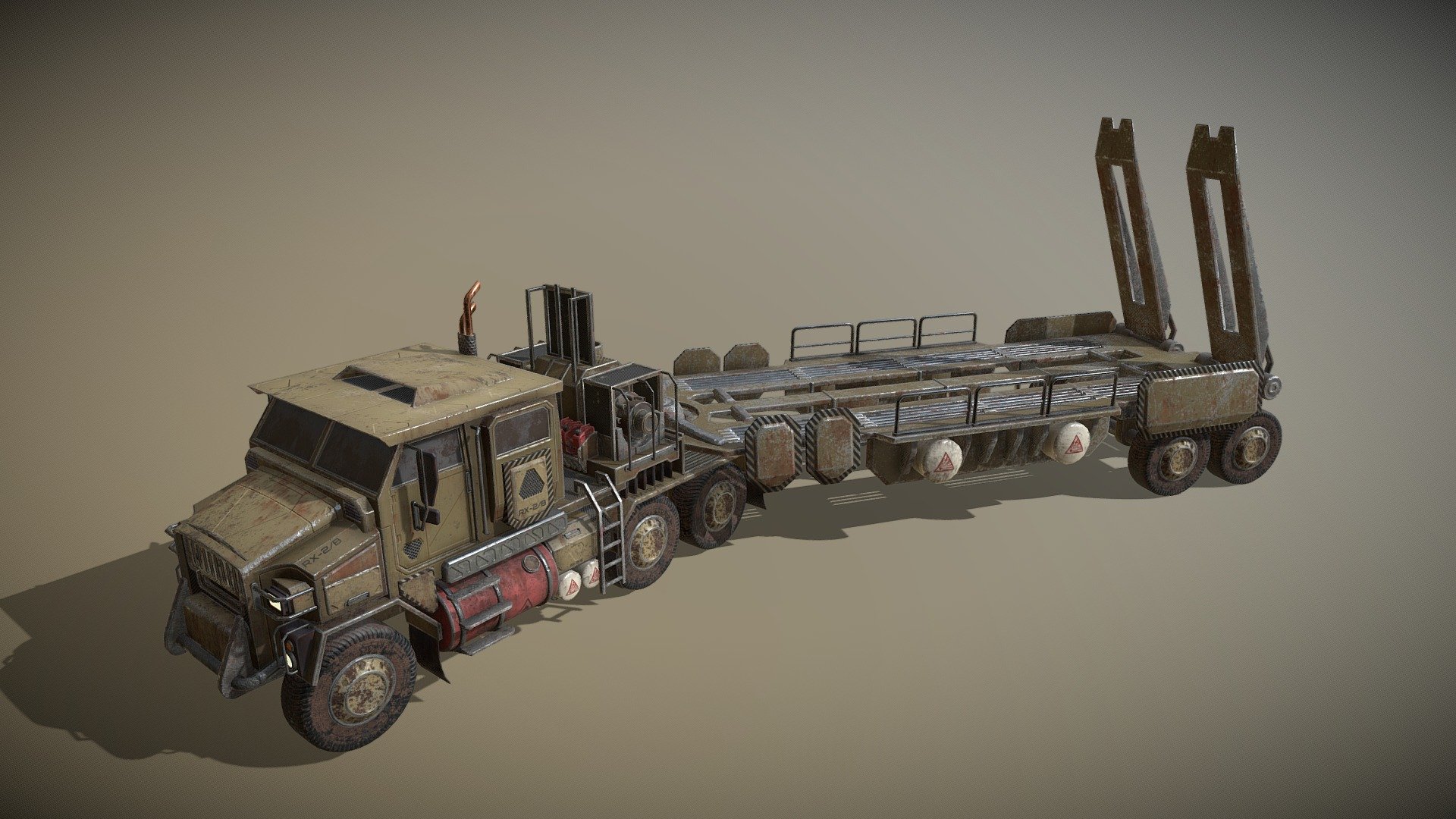 Truck with trailer