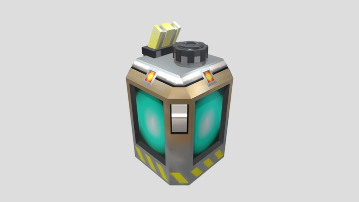 Battery Half-Life 3D Model