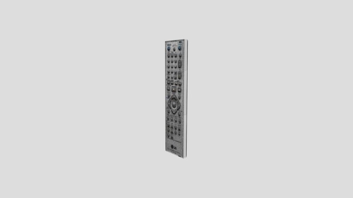 TV remote controller low poly psx – Modèle 3D gratuit STL