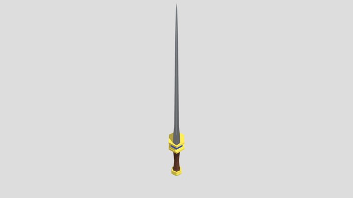 Tutorial Sword 3D Model