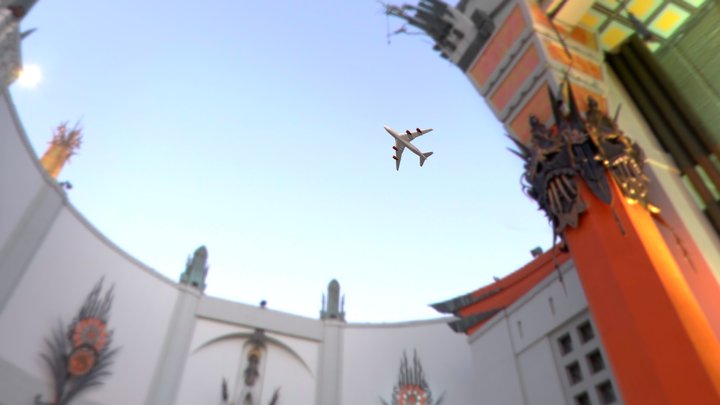 B747-8i (WeFly International Airlines) take off 3D Model