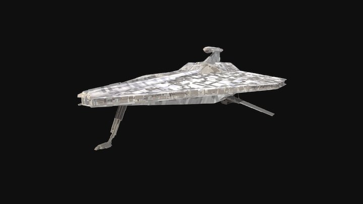 Republic Assault Ship – Free 3D Model STL