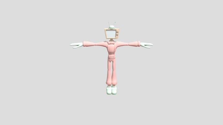 Mr_ Puzzles ik rig no texture 3D Model