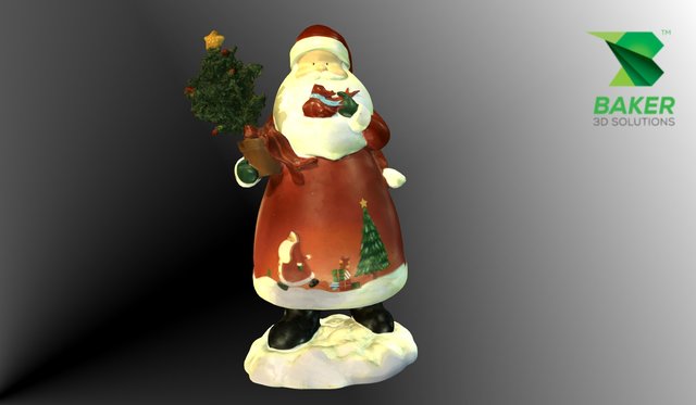 Santa Statue- Artec 3D Scanner 3D Model