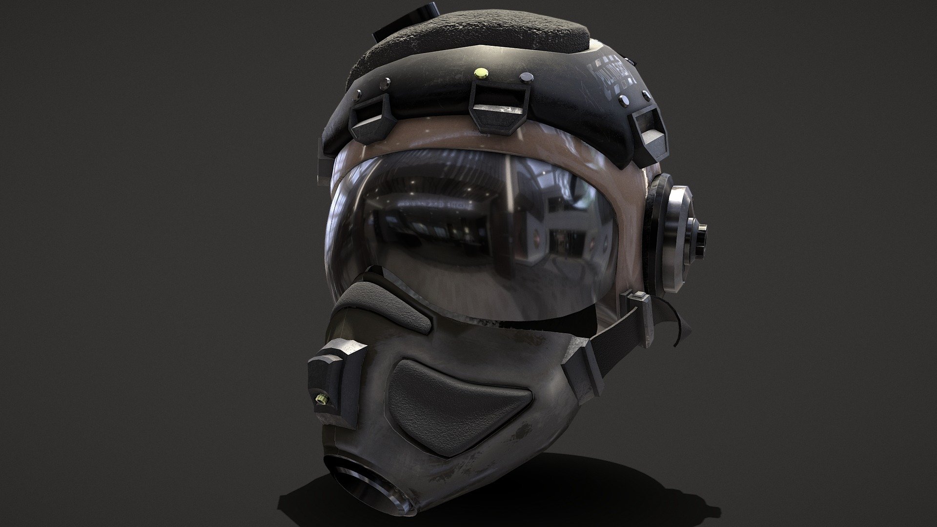 Pilot's Helmet - Download Free 3D model by Nikolai.Simonov [e56c715 ...