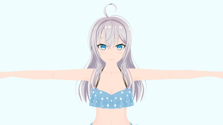Alya_character modeling 3D Model