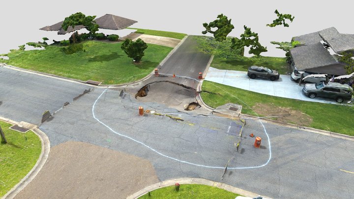 Vidalia Sinkhole – Initial Model 04/29/25 3D Model