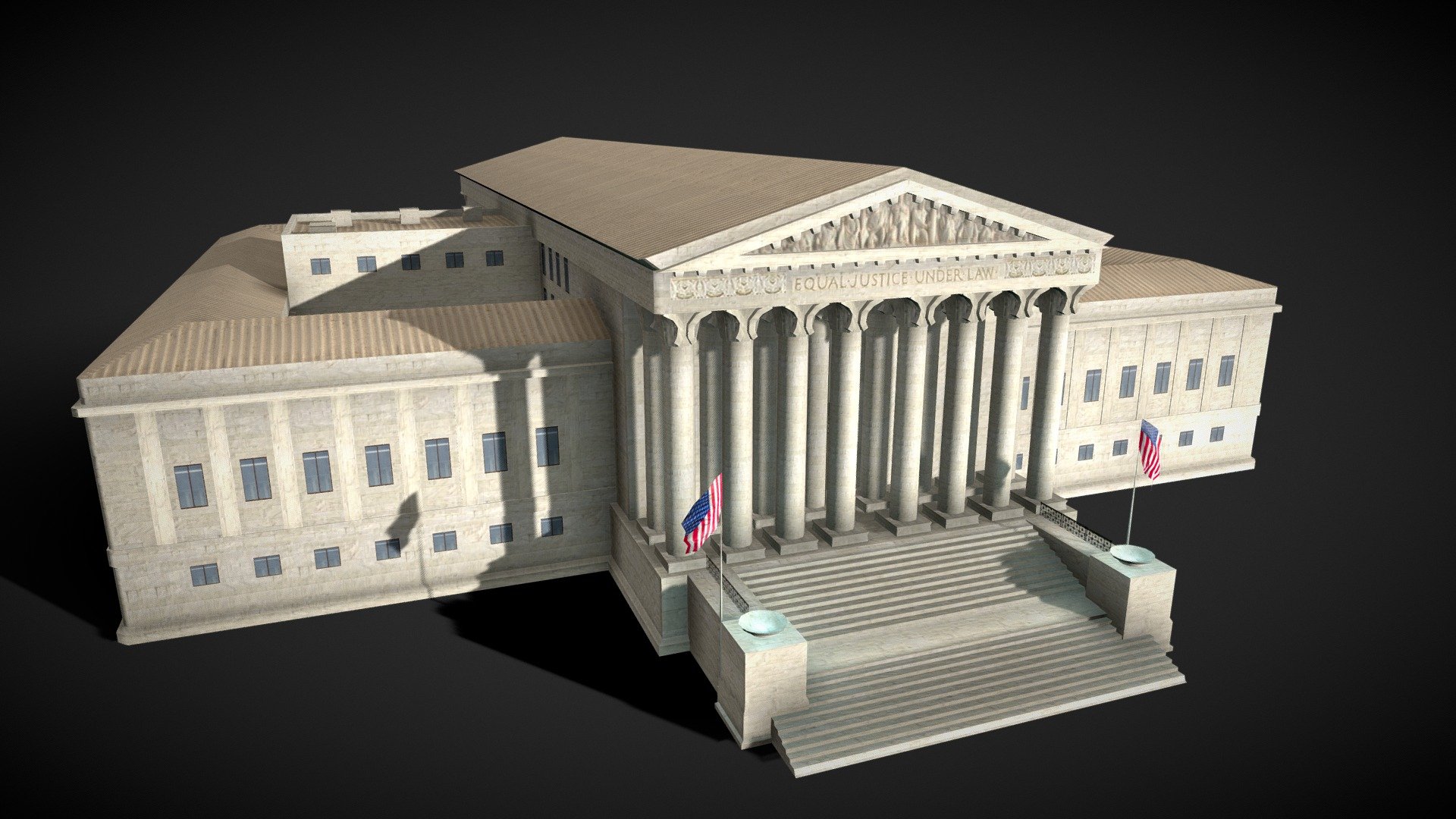 Suprime Court Low poly Game Ready