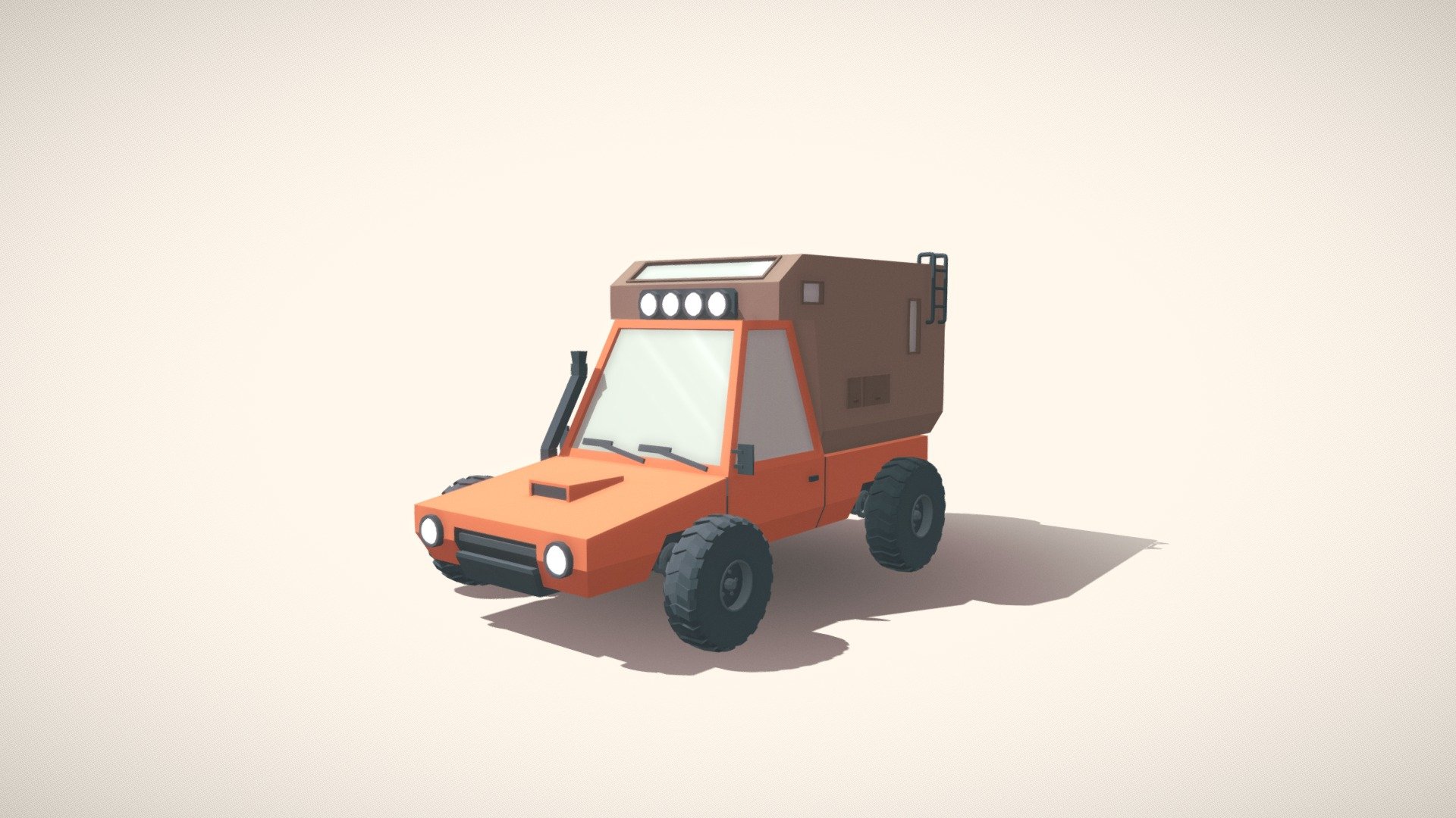 Low-poly truck (Drifter)