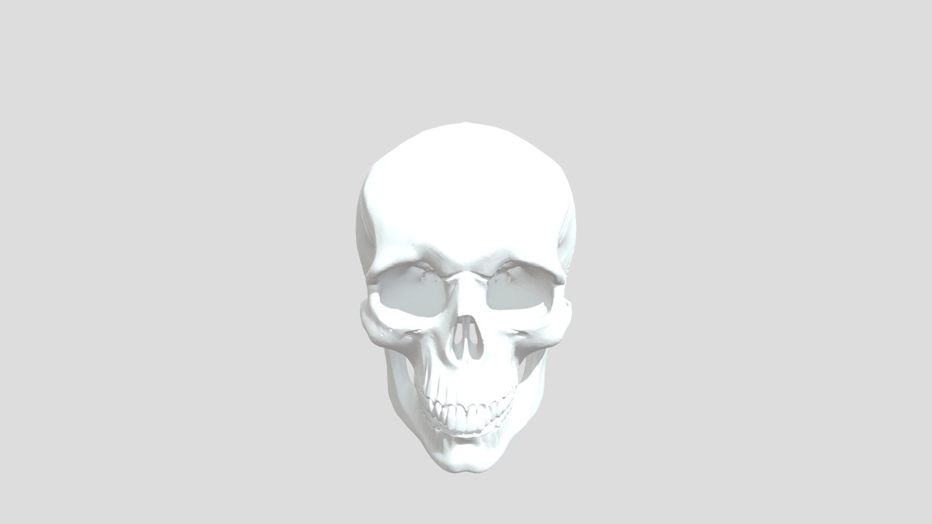 Simple angular skull - 3D model by Guy34 [e56f296] - Sketchfab