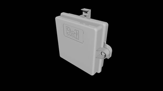 Corning Fibre Box - Bell 3D Model
