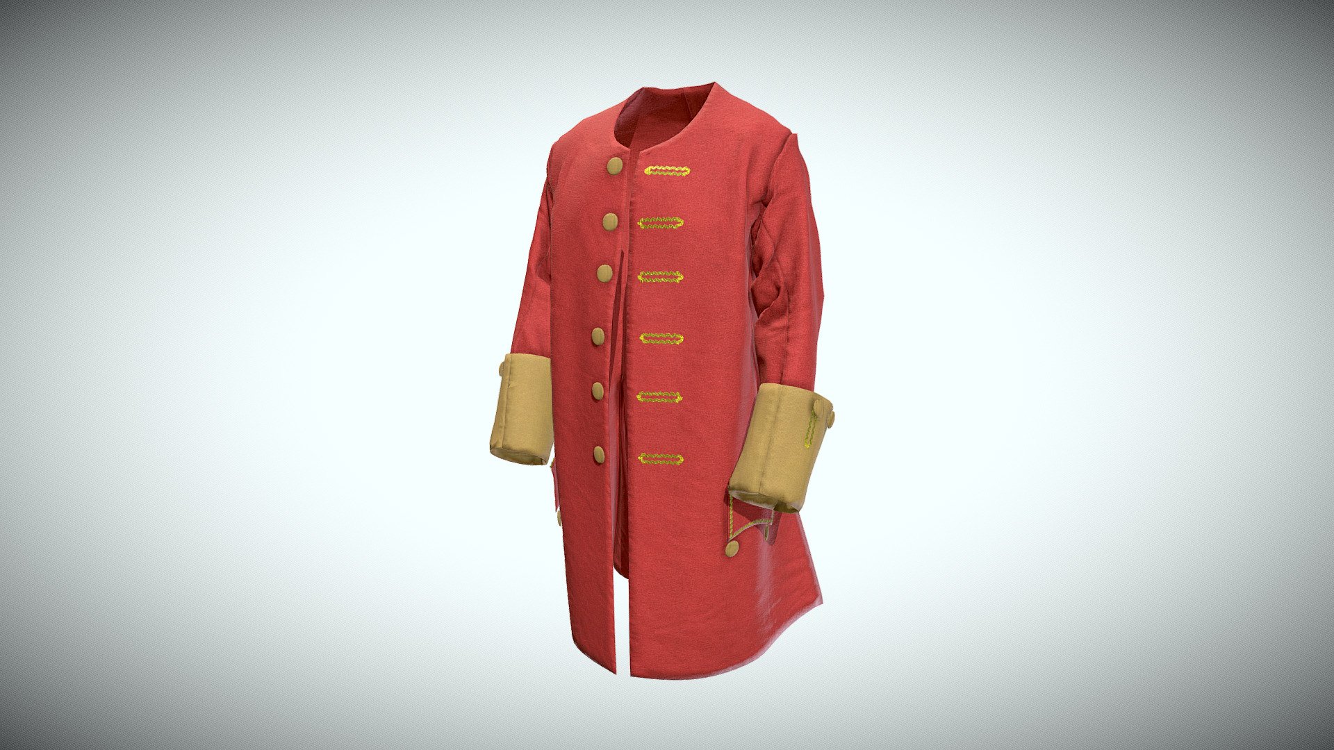 Coat #3 from a traditional engraving